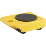 helmer scientific Möbelroller 105 x 75 x 35 mm, Rollbrett mit Kunststoff-Rollen) 290651