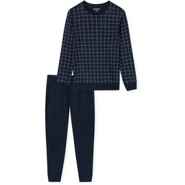 SCHIESSER Pyjama Fine Interlock Blau 110