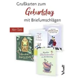 St. Benno 4er-Set Grußkarten »Herzliche Segenswünsche zum Geburtstag«