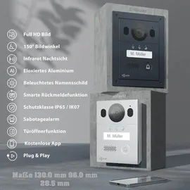 Goliath Intercom Goliath Basic 2 Draht Bus Video Türsprechanlage