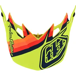 Troy Lee Designs SE4 Warped Helmschirm, gelb für Männer