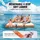 Mophorn VEVOR Aufblasbares Schwimmdock, 4,57 x 1,82 m, Dockplattform, rutschfeste Wasserschwimmdockmatte mit tragbarer Tragetasche und abnehmbarer Leiter, ...