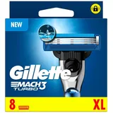 Gillette Razor Mach3 Turbo + Rec 8 Einheiten - Multicolor - One Size