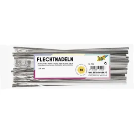 Folia Flechtnadeln 50 Stück 195 mm