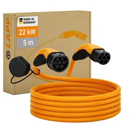 Lapp Ladekabel Typ 2, 22 kW, 5 m,