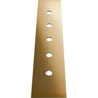 GESSI 5-Loch Dekor-Platte für Secur Box - warm bronze