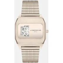 Liebeskind Berlin Quarzuhr LIEBESKIND BERLIN "Vinyl Vision", roségoldfarben, Armbanduhren, Damen, Quarzuhr, Armbanduhr, Damenuhr, Edelstahlarmband, analog