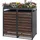 Zelsius Mülltonnenbox 3er mit Pflanzdach für 3 Tonnen, 120 - 240 Liter, Anthrazit RAL 7016