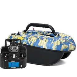 BearCreeks Carpmate Bait Boat mit optionalem GPS-Autopiloten und Sonar-Fischfinder - GPS-Autopilot - Camouflage
