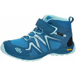 Wanderstiefel BRÜTTING "Outdoorstiefel Rockwall", Kinder, Gr. 34, blau, Synthetik, Schuhe Wanderstiefel
