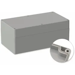 POLLIN, ABS Gehäuse, 360 x 200 x 149,5 mm, IP66, Lichtgrau