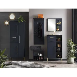 WELLTIME Kent Garderobenschrank 67,1 x 33,1 x 184,3 blau