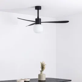 faro BARCELONA Amelia Ball LED Deckenventilator schwarz