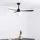 faro BARCELONA Amelia Ball LED Deckenventilator schwarz