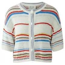 Oui Strickjacke Weiß 38