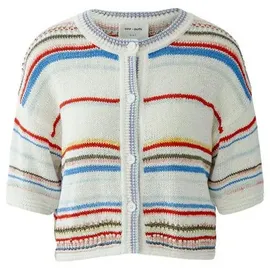 Oui Strickjacke Weiß 38