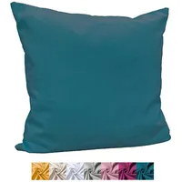 Heimtexland ® Deko Kissenhülle Baumwolle Kissen Bezug Natur Dekokissen
