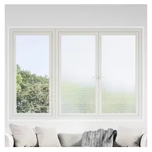 vidaXL Fensterfolie Mattierte Streifen 90 x 2000 cm PVC