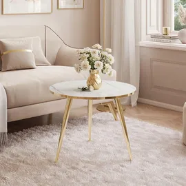 lookway Soleil Gold Weiß Marmor 50 x 47 x 70 cm