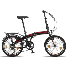 licorne bike gmbh Licorne Bike Conseres Premium Falt Bike in 20 Zoll - Fahrrad für Herren, Jungen, Mädchen und Damen - Shimano 6 Gang-Schaltung - Hollandfahrrad