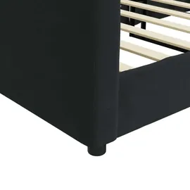 vidaXL Tagesbett 80 x 200 cm Schwarz