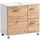 WELLTIME Waschbeckenunterschrank Emmi 65 x 60 x 32 cm Weiß