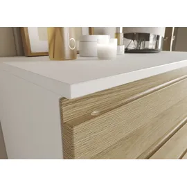Germania Torrance Badkommode 60 x 97 x 34 cm Weiß/Eiche