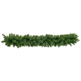 Homcom 1,8 m künstliche Weihnachtsgirlande Blumendekoration mit 160 Spitzen Grün