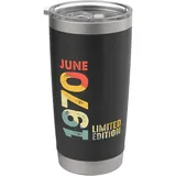 1970 Limited Edition Juni 1970 Retro 1970 Vintage Jahr 1970 Doppelwandiger Edelstahl-Thermobecher