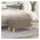 vidaXL Sitzbank Taupe 70 x 35 x 41 cm