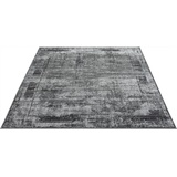 Leonique Teppich »Hamsa«, rechteckig, dezenter Glanz, Schrumpf-Garn-Effekt, im Vintage-Look, dichte Qualität, 25776605-2 dunkelgrau 9 mm