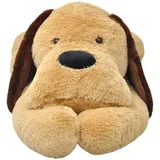vidaXL Hund Kuscheltier Plüsch Braun 160 cm