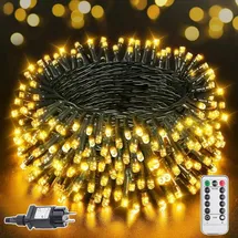 Montegoni LED-Lichterkette 10 m Kunststoff 100 LEDs Warmweiß