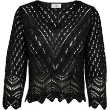 Jdy JDYNEW SUN 3/4 Cropped Pullover Schwarz M