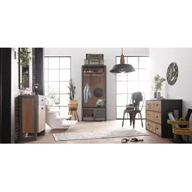 Home Affaire Detroit 54 x 35 x 81 cm Braun / Schieferfarben