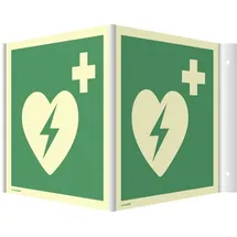 M-Wave Winkelschild Defibrillator AED, 148x148mm