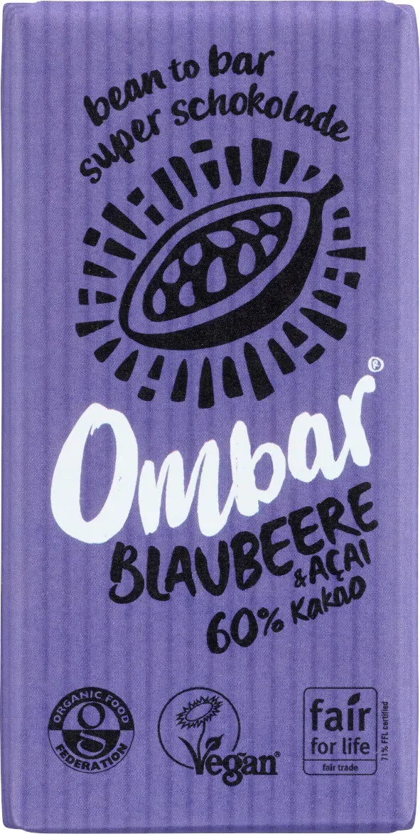 Ombar Blaubeere + Acai – bio (0.035kg)