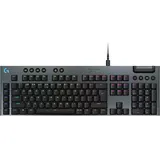 Logitech G915 X, schwarz, LEDs RGB, GL TACTILE, USB, US (920-012942)