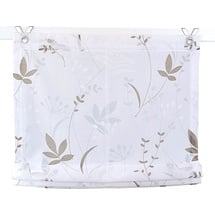 Kutti Raffrollo Dandelion Weiss Natur Taupe 80 x 140 cm