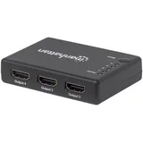 Manhattan 207706 4 Port HDMI-Splitter 4096 x 2160 Pixel Schwarz