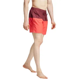 adidas Colorblock CLX Badeshorts Shadow Red / Semi Lucid Red S
