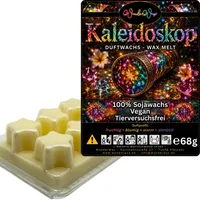WonderWax Duftwachs Wax Melts für Duftlampe, 6 Sterne Duftmelt Wachsmelt Sojawachs Duftwachs Würfel für Raumdüfte, Wachs Duftöl Winter Indoor Schmelzen für Aromalampe Kaleidoskop