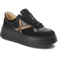 Schwarze Sneakers Armodo Plateauschuhe, 40