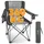 HOMECALL Campingstuhl XXL Klappstuhl Schwarz