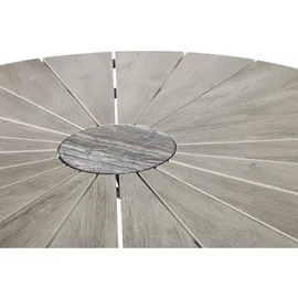 VCM Gartentisch 120 x 120 x 75 cm Schwarz