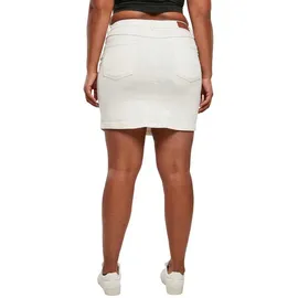 URBAN CLASSICS Organic Stretch Kurzer Rock Mit Hoher Taille Off White Raw 32