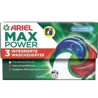 Ariel Waschmittel Max Power All-in-1 Vollwaschmittel, Pods, Universal+, 0,606 kg, Waschladungen 15