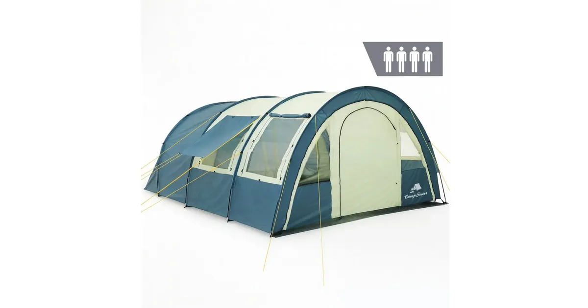 CampFeuer Tunnelzelt Multi blau/sand (Juni 2026 Preise) | Preisvergleich  bei billiger.de