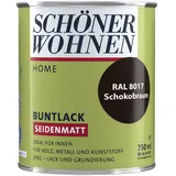 SCHÖNER WOHNEN Home Buntlack 750 ml schokobraun seidenmatt