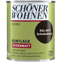 Schöner Wohnen Home Buntlack 750 ml schokobraun seidenmatt